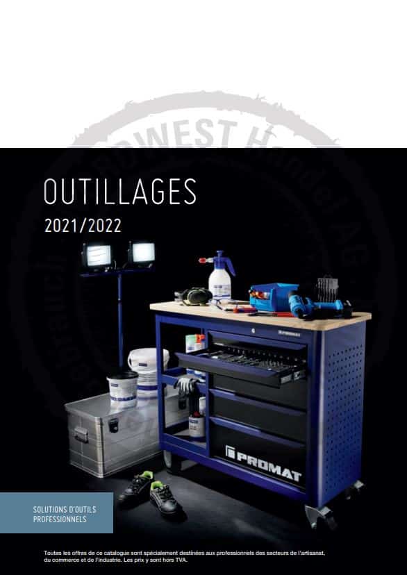 Catalogue Outillage Promat 2020 et 2021.